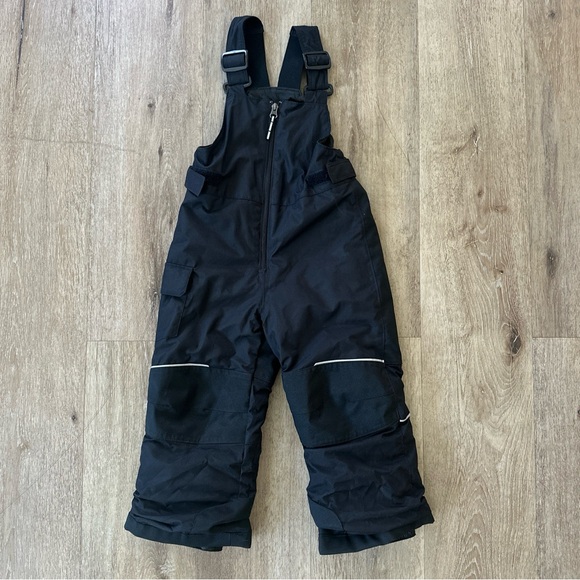 Columbia Unisex Waterproof Snow Pant Adventure Ride Bib, Size 4T Black Excellent - Picture 2 of 9